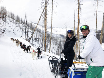 Dogsledding